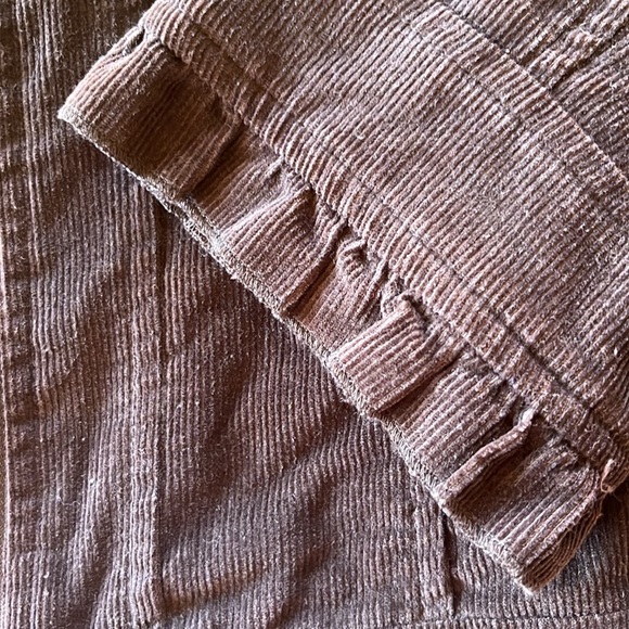 SANDRO Women's Brown Corduroy Evening Jacket Size M - Picture 7 of 10